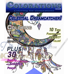 Colorations: Celestial Dreamcatcher
