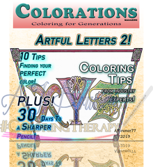 Colorations: Artful Letters