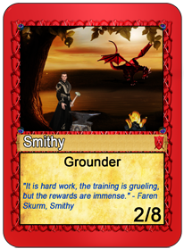 Legends Of Dragons, the Card Game, sample Human Farmer card