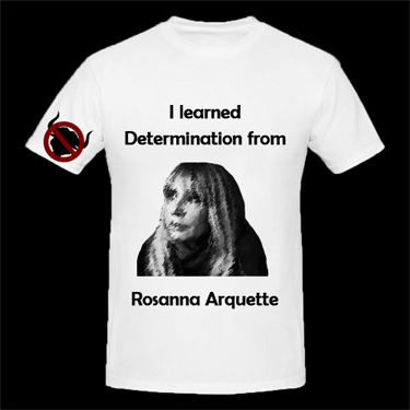I learned Determination from Rosanna Arquette