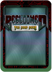 Begloomed, the Card Game, card back