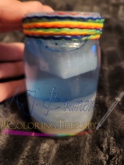 Blue Dragon's Blood Bottle D6