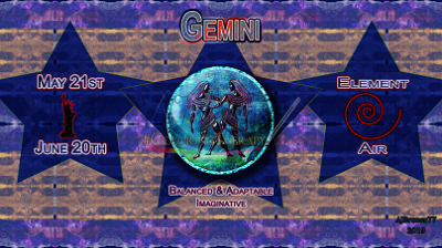 Gemini: May 21 - Jun 20