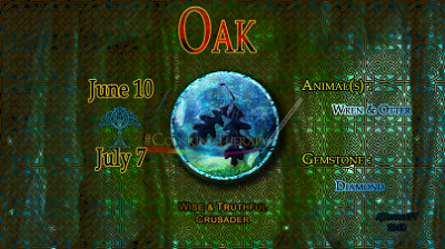 Oak: Jun 10 - Jul 7