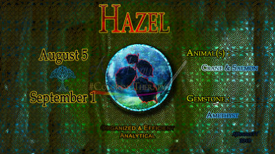 Hazel: Aug 5 - Sept 1