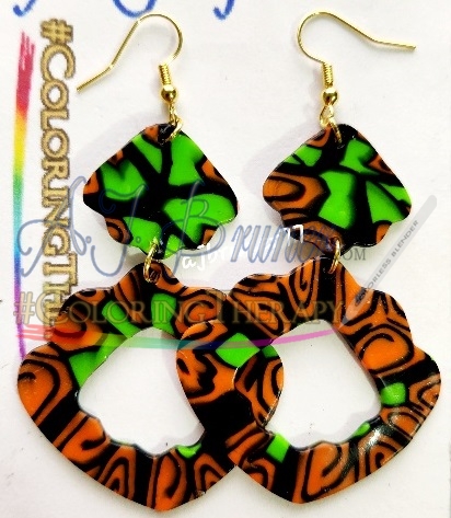 Polymer Earrings - #120224 - Click Image to Close
